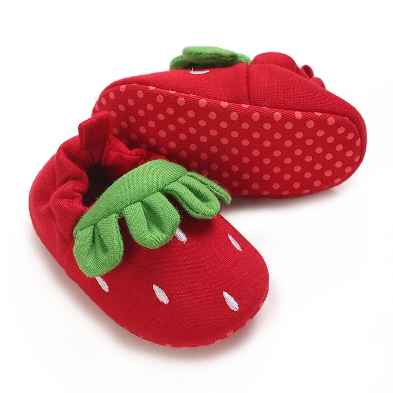 Baby Walking Shoes - Cartoon Soft Sole Slip-on Infant Crib Sneakers