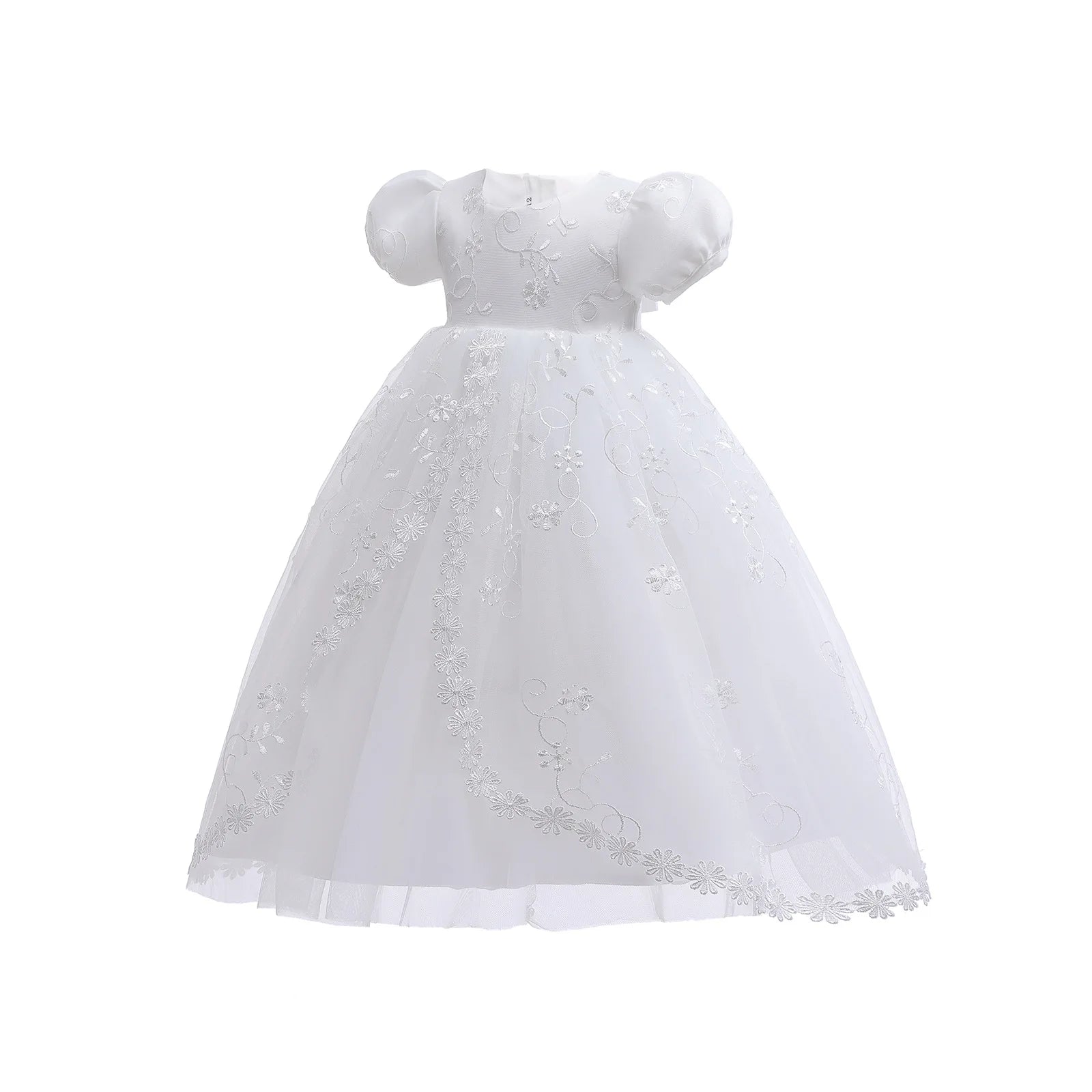 Traditional Heirloom Christening Gown and Bonnet Set