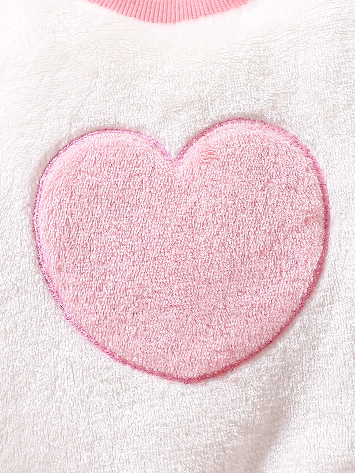 Baby Girls’ 3-Piece Plush Love Hooded Set