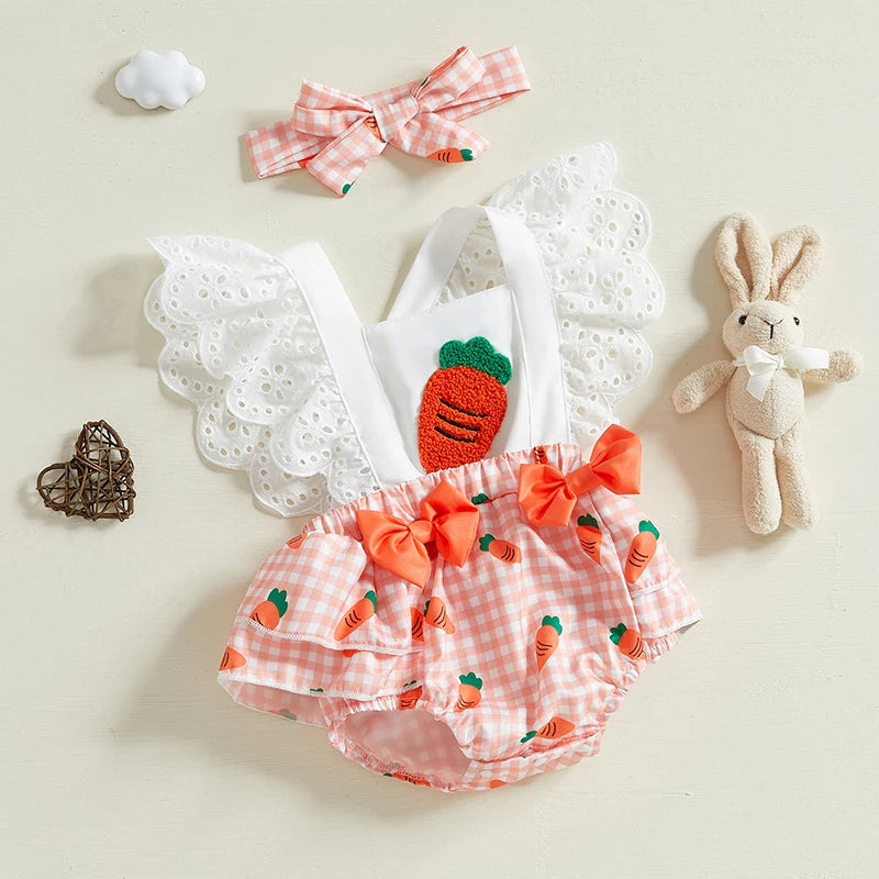 Baby Girl Easter Romper