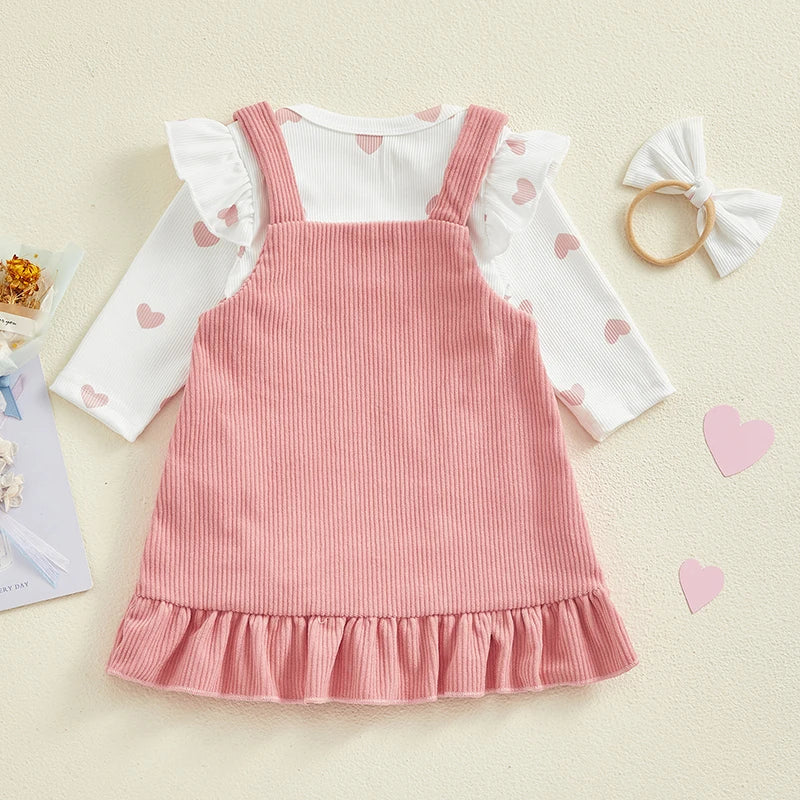 Valentine's Day Baby Girls Outfit