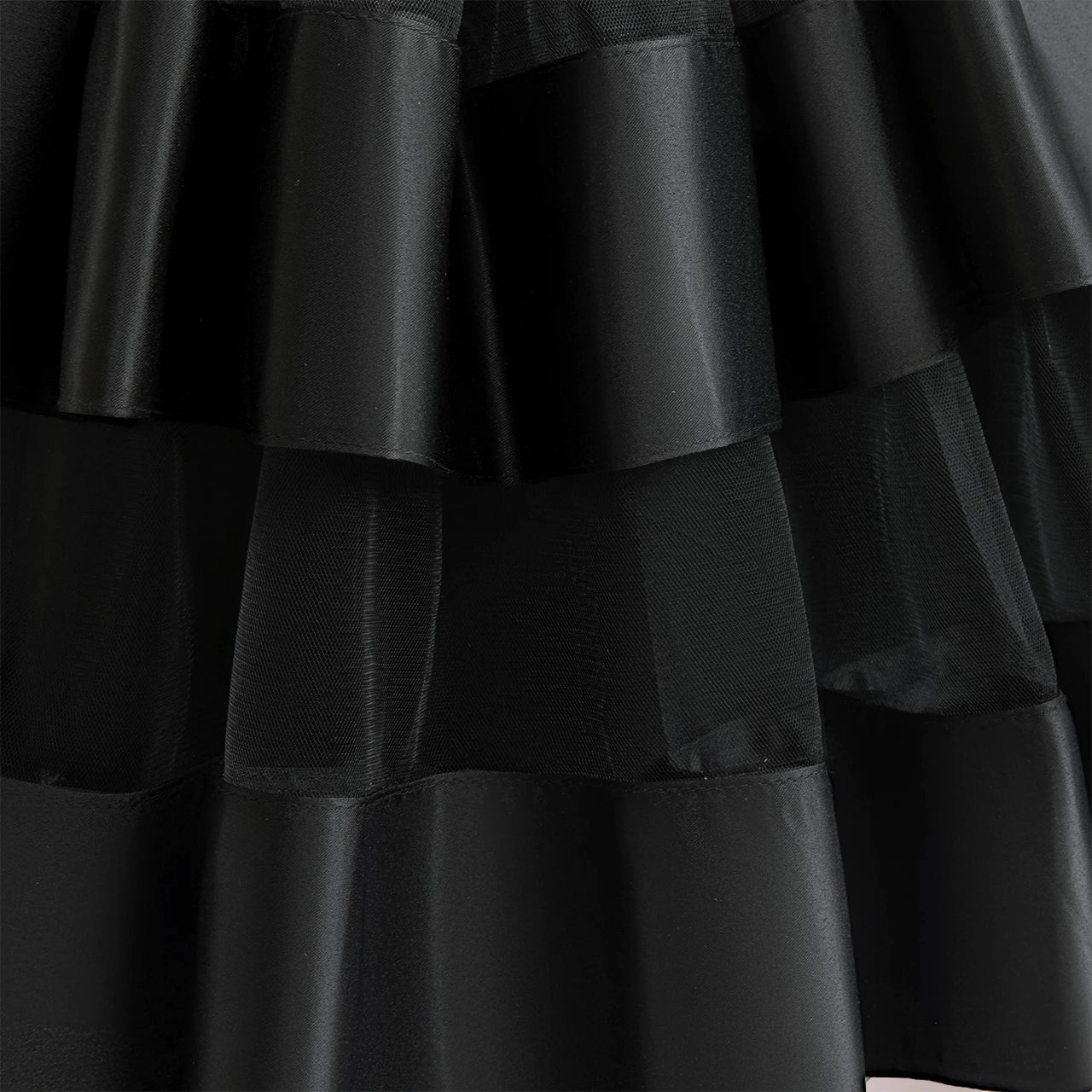 Elegant Black Princess Dress for Girls