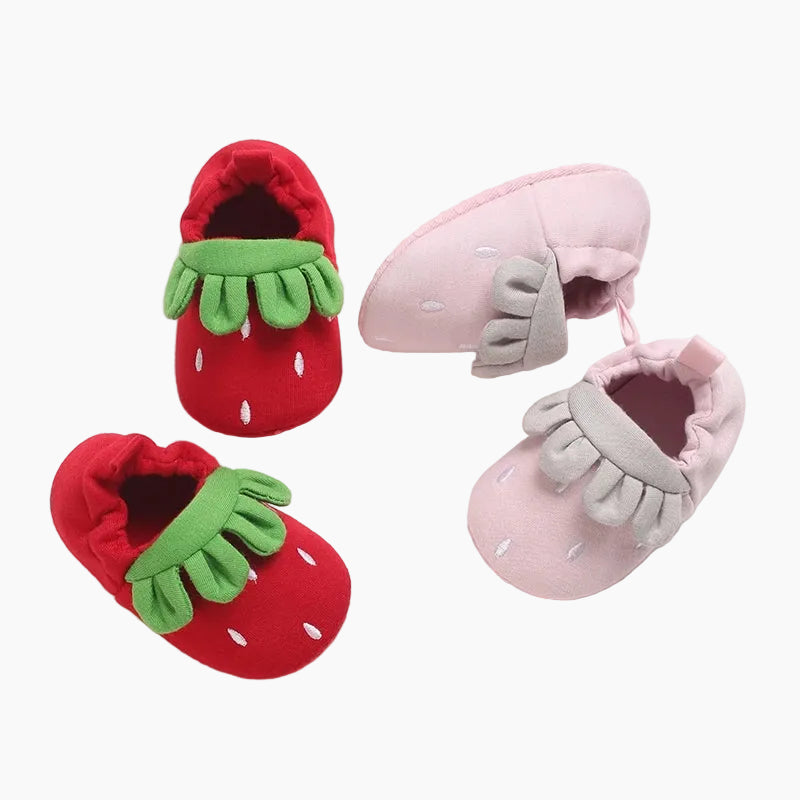 Baby Walking Shoes - Cartoon Soft Sole Slip-on Infant Crib Sneakers