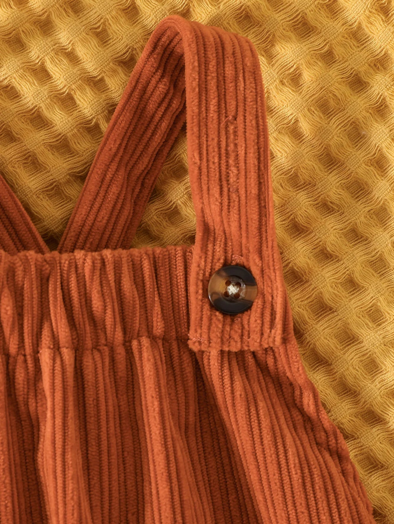 Baby Girl's Floral & Corduroy Fox Jumper Dress Set