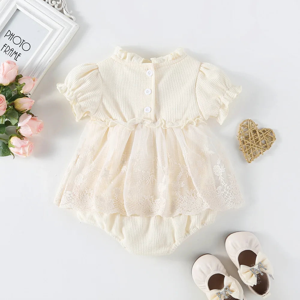 Princess Baby Girl Tutu Lace Bodysuit
