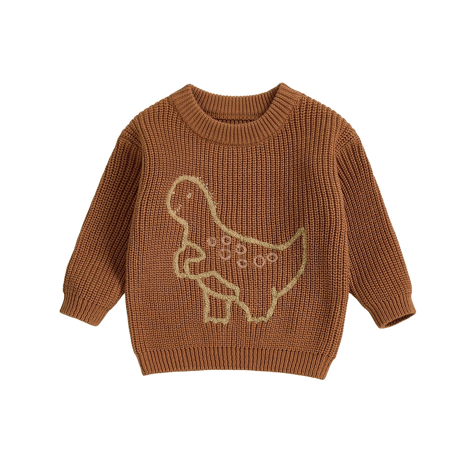Baby & Toddler Boys' Dinosaur Embroidered Knit Sweater