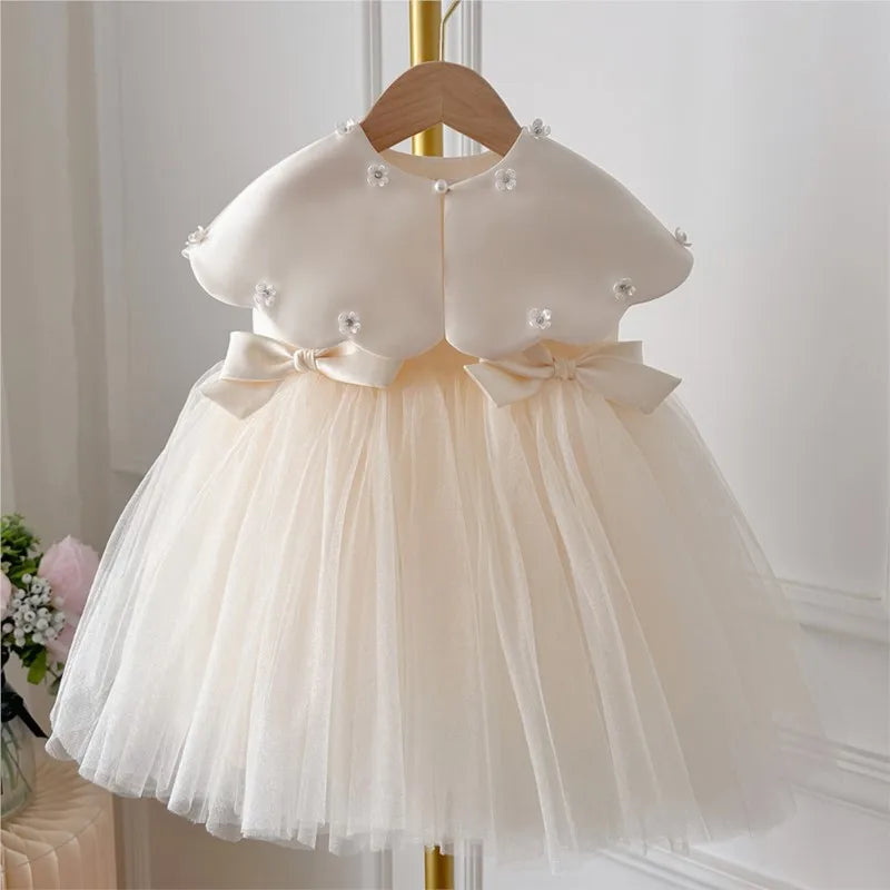 Baby & Toddler Silk and Tulle Princess Gown
