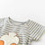 Cute Cartoon Duckling Striped Bodysuit