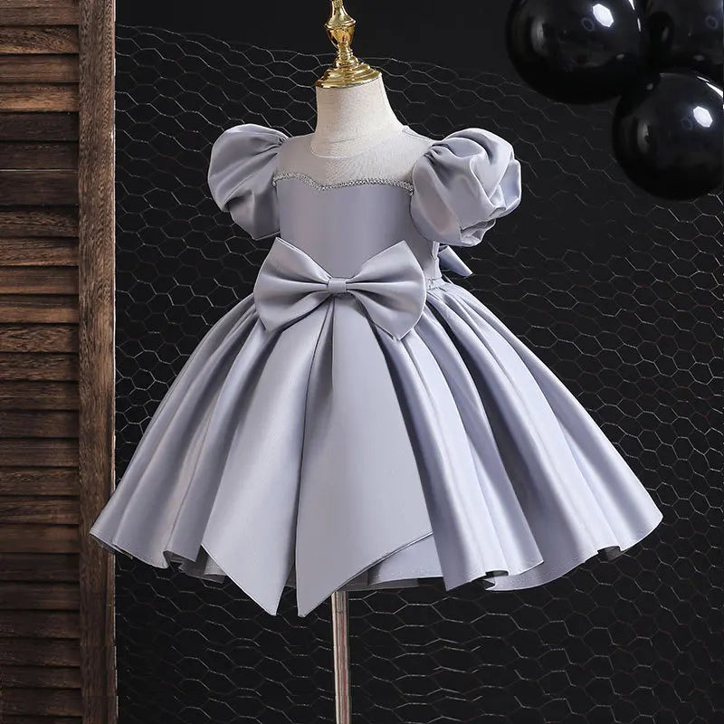 Girl's Puff Sleeve Princess Dress