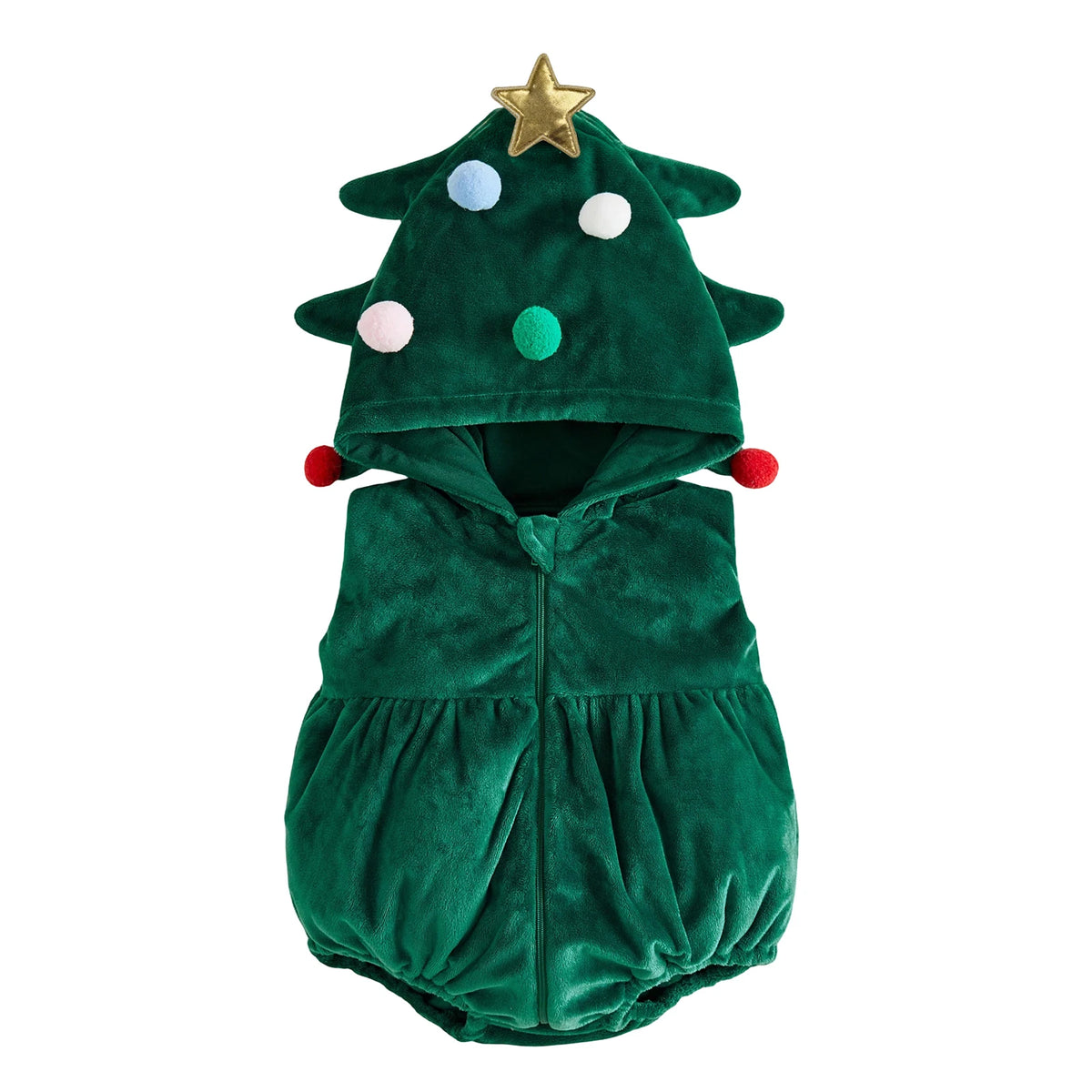 Baby Christmas Hooded Romper Costume – Gingerbread, Tree, Santa & Snowman