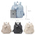 Stylish Waterproof Diaper Backpack with Pacifier Holder