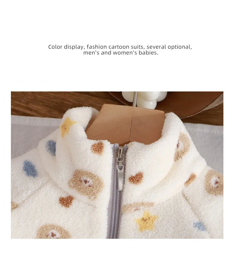TeddyCozy Plush Fleece Set