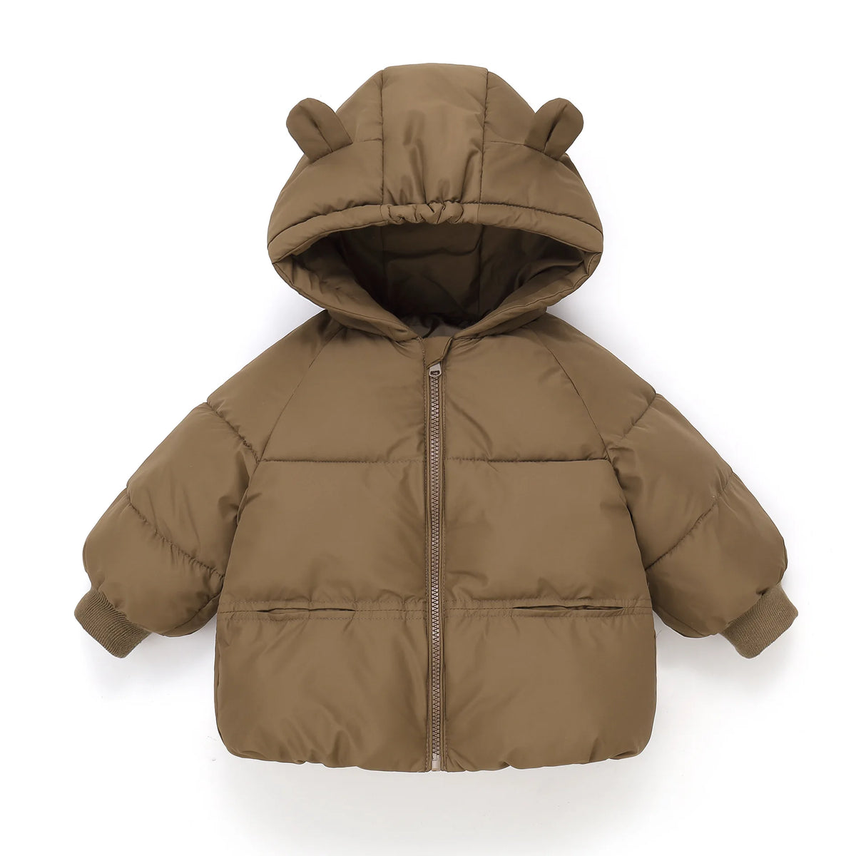 Hooded Puffer Cotton Coat for Kids