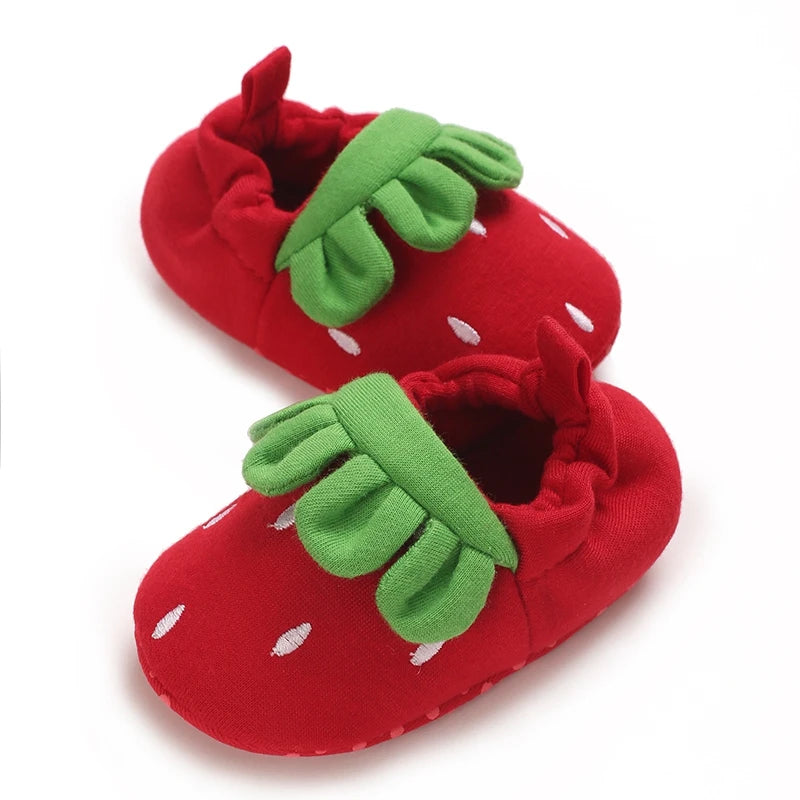 Baby Walking Shoes - Cartoon Soft Sole Slip-on Infant Crib Sneakers