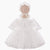 Baby Girl's Lace Baptism and Christening Gown with Bonnet and Cape
