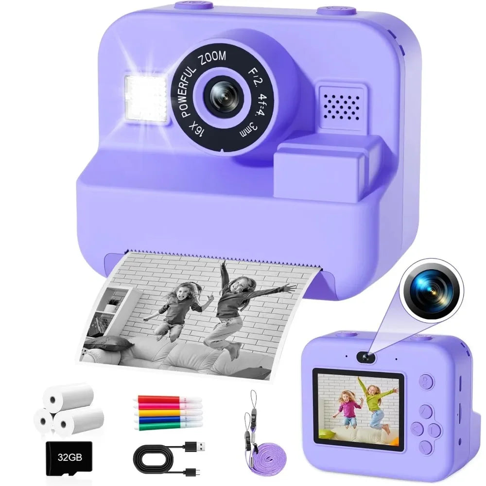 Kids Instant Print Camera