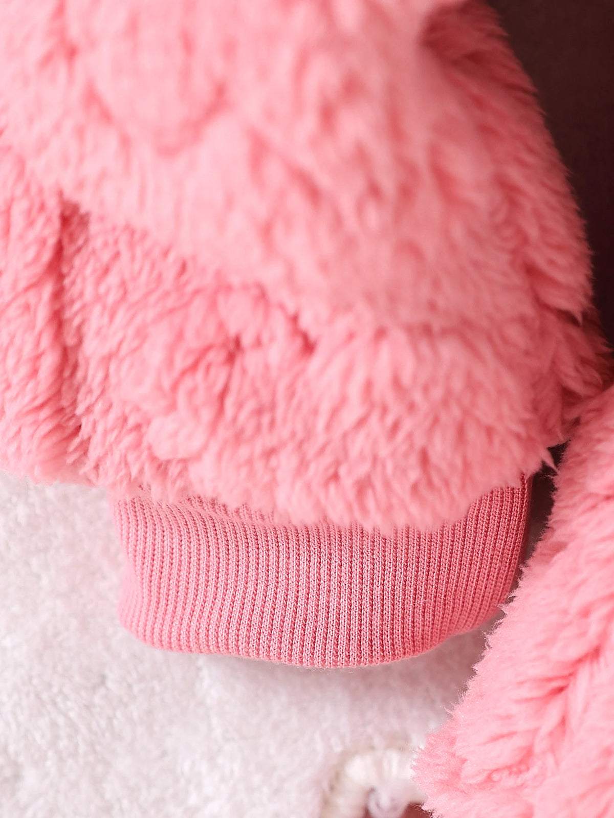 Baby Girls’ 3-Piece Plush Love Hooded Set