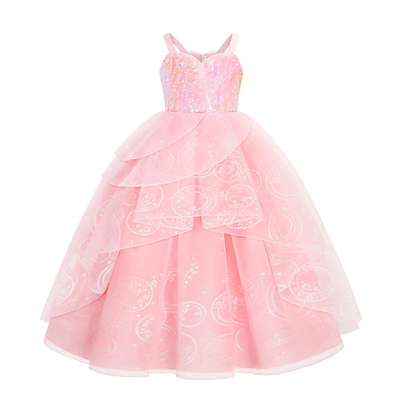 Girl's Pink Princess Ball Gown