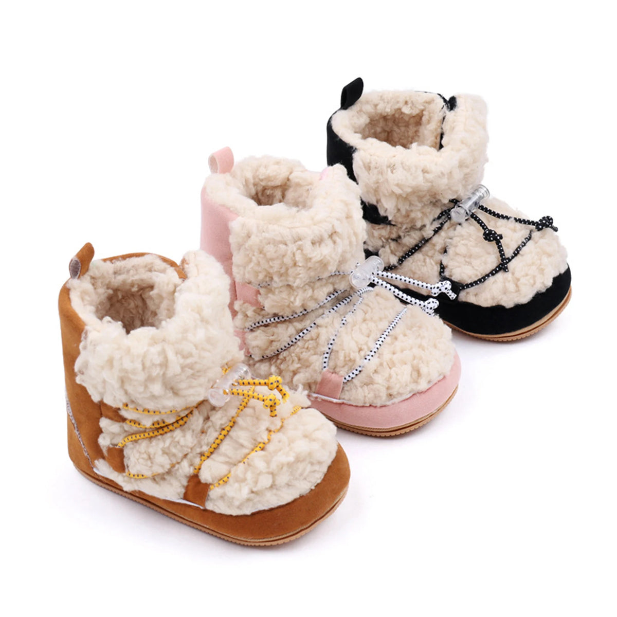 Baby Plush-Lined Winter Ankle Boots