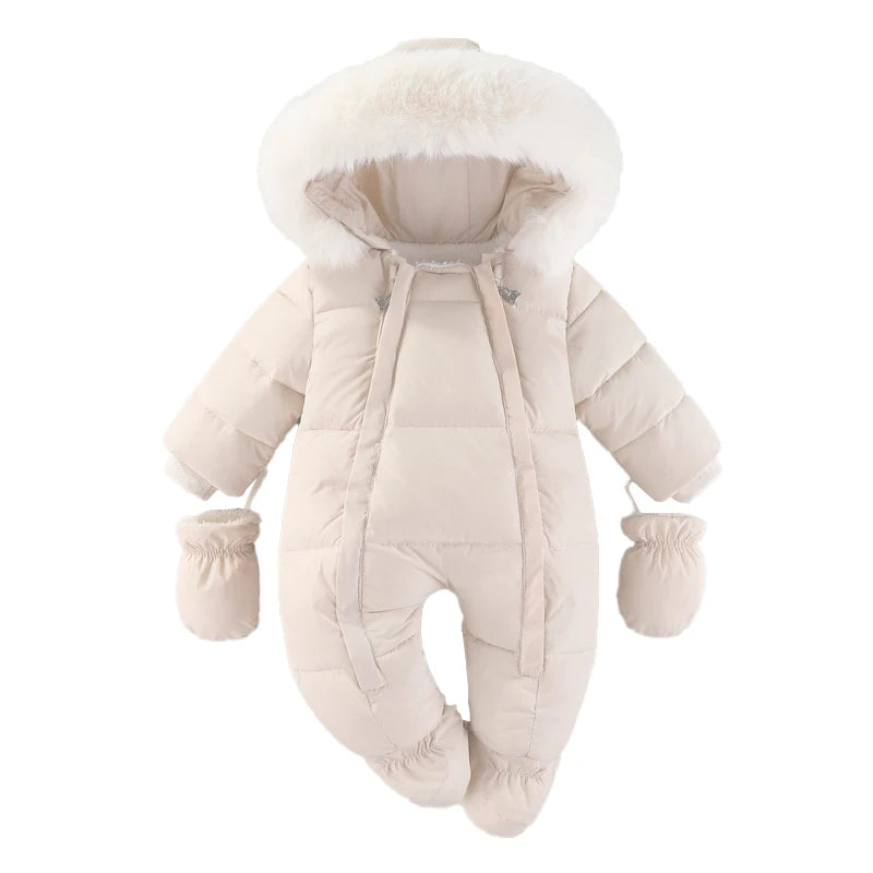 Baby Hooded Winter Jumpsuit