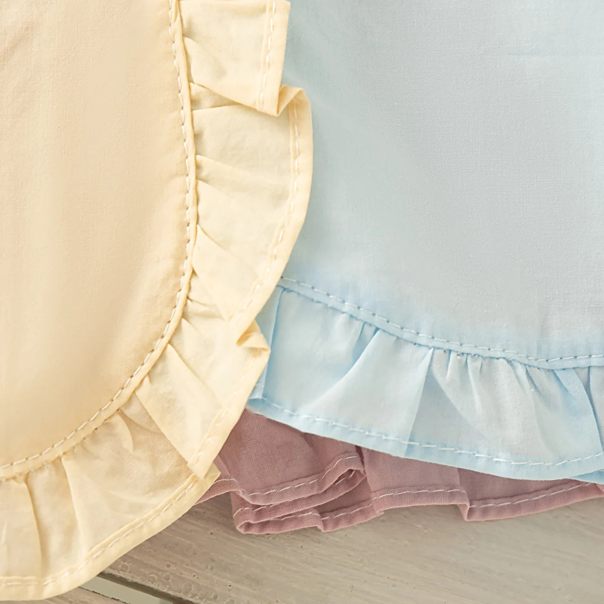 Baby Girl Candy Color-Block Tulle Party Dress