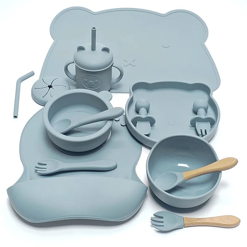 The Complete Baby and Toddler Silicone Feeding Set