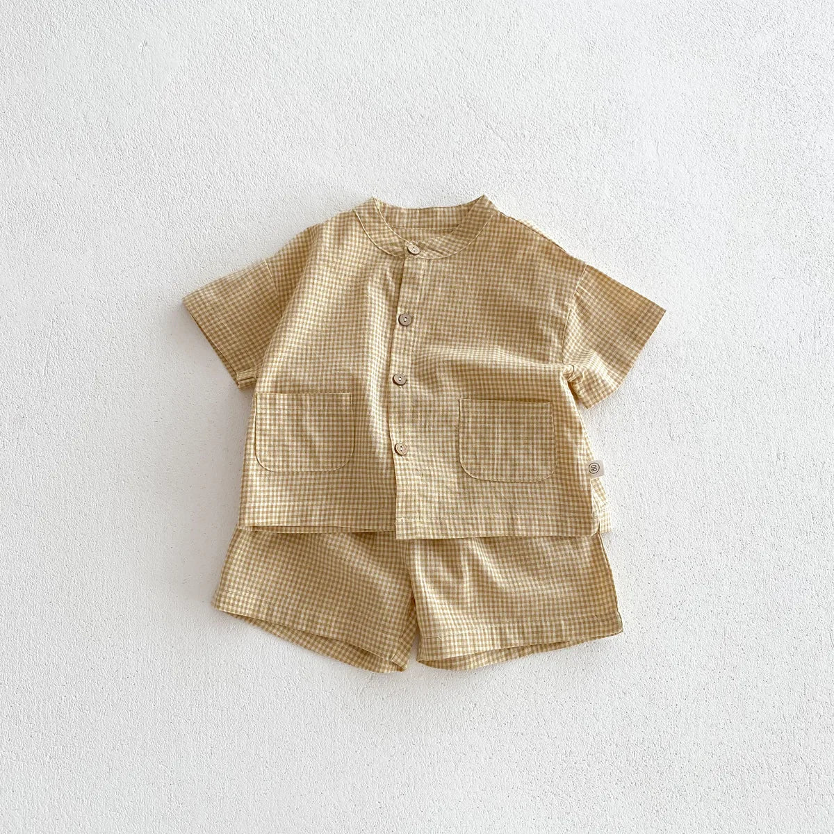 Casual Woven Shirt & Shorts Set for Boys
