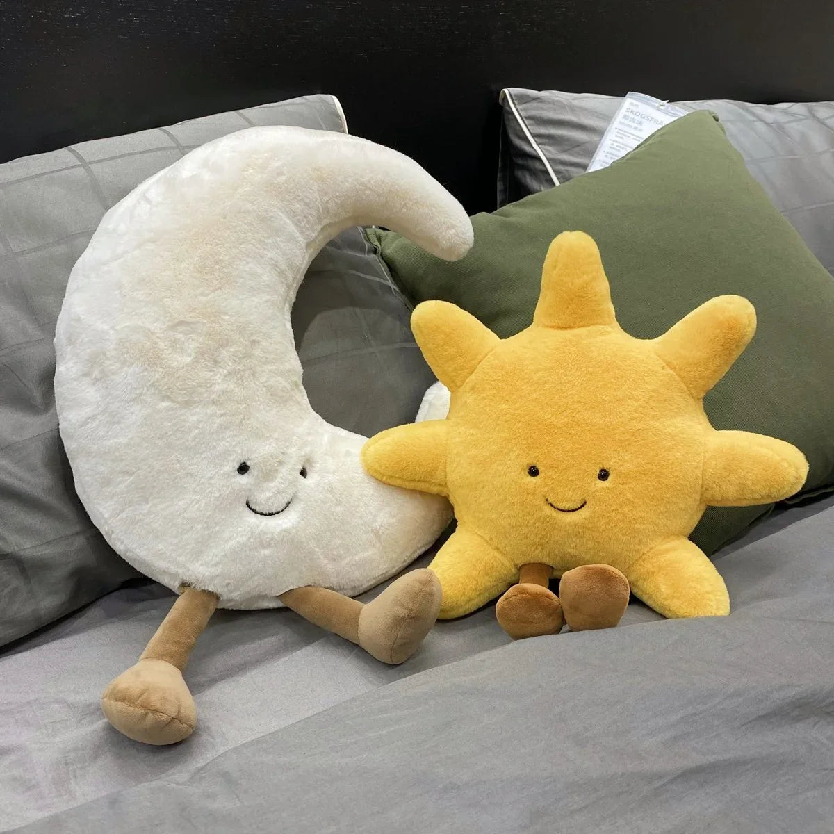Cute Moon & Sun Plush Pillow