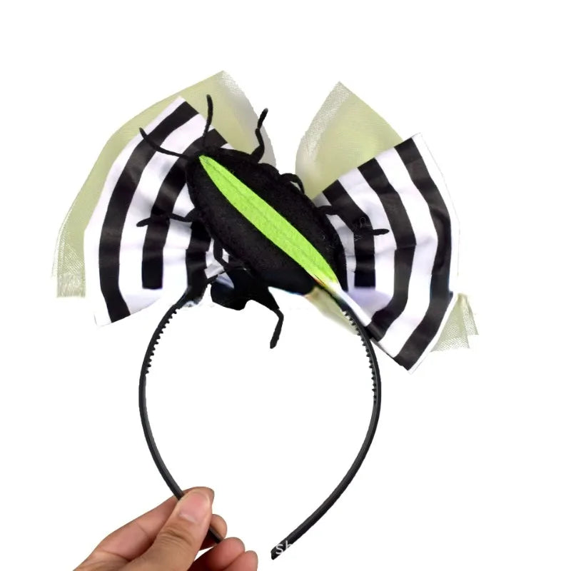 Girl's Spooky Stripe Tutu Dress