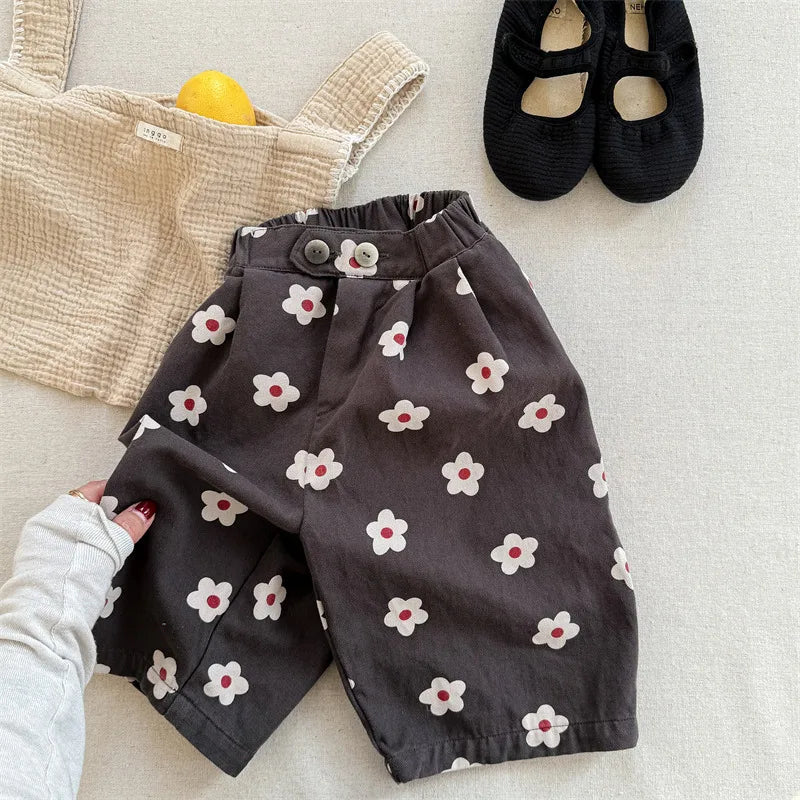 Unisex Printed Cotton Harem Pants for Kids
