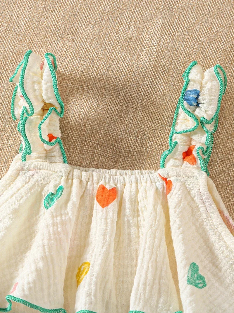 Baby Girl Summer Romper Set