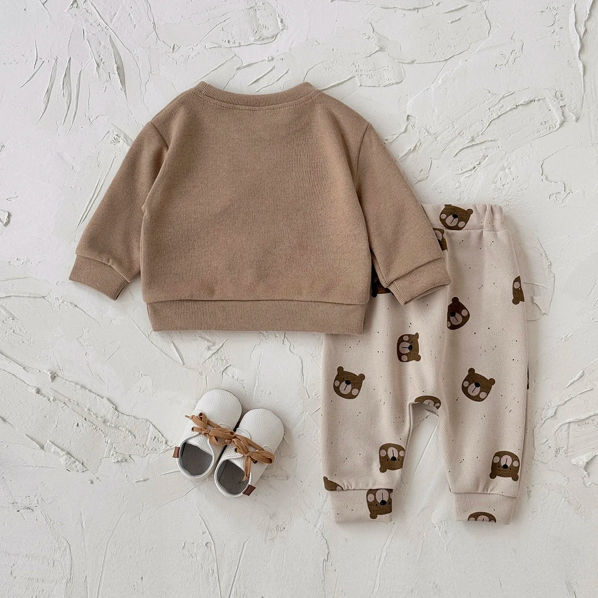Peek-a-Boo Bear Pocket Sweatshirt & Pants Set