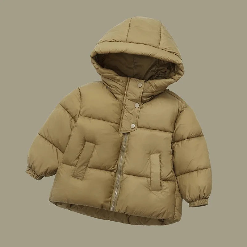 Unisex Hooded Puffer Jacket for Kids