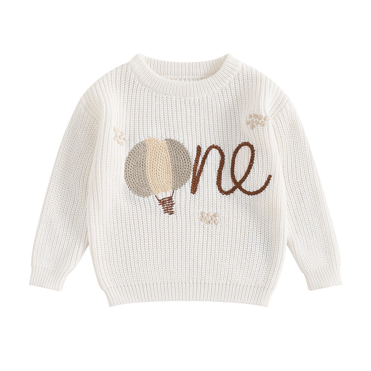 Baby First Birthday “One” Knit Sweater