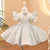 Girls’ Elegant Lace Ruffle Dress