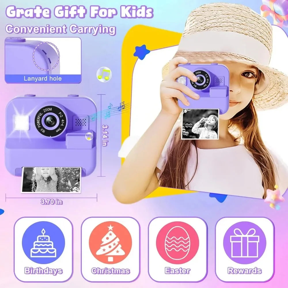 Kids Instant Print Camera