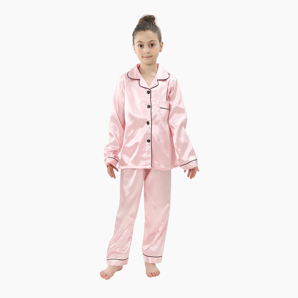 Kids' Silky Satin Pajamas