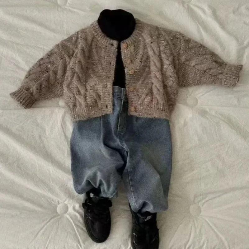Cozy Knitted Baby Cardigan