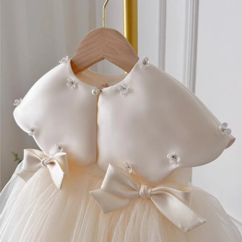 Baby & Toddler Silk and Tulle Princess Gown
