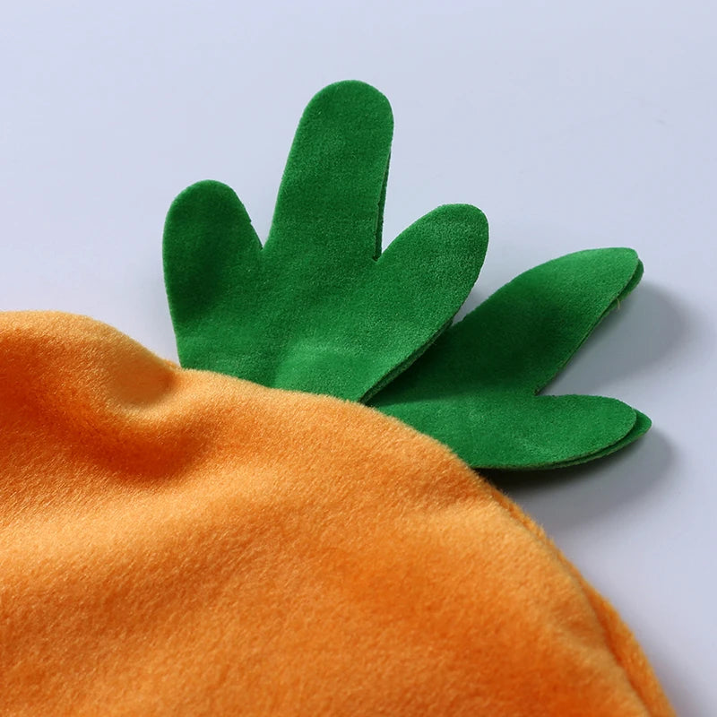 3-Piece Baby Pumpkin Halloween Costume Outfit