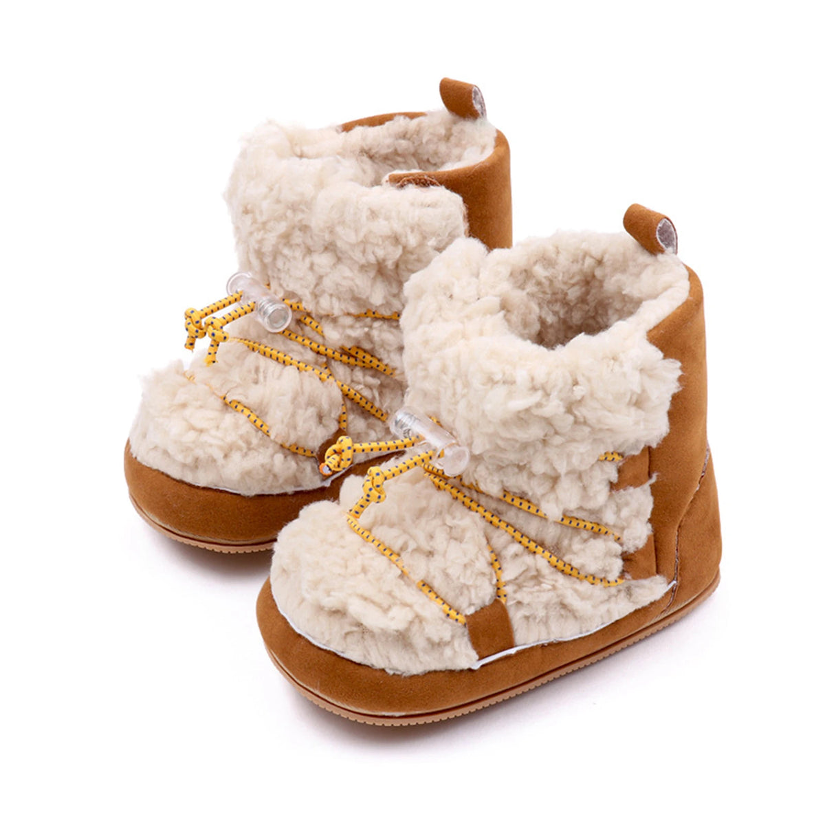 Baby Plush-Lined Winter Ankle Boots (6–15 Months)