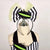 Girl's Spooky Stripe Tutu Dress