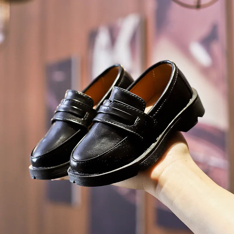 Toddler Boys' Loafers Slip-On PU Leather Shoes