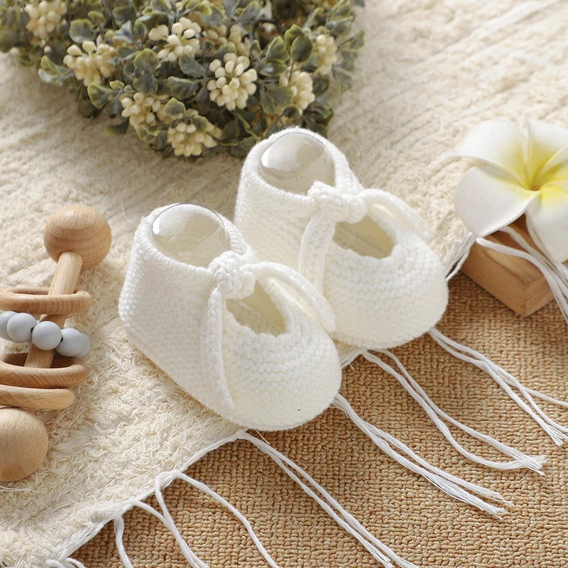 The First Cuddles Knitted Booties