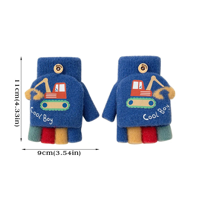 The Digger 2-in-1 Convertible Kids' Mittens