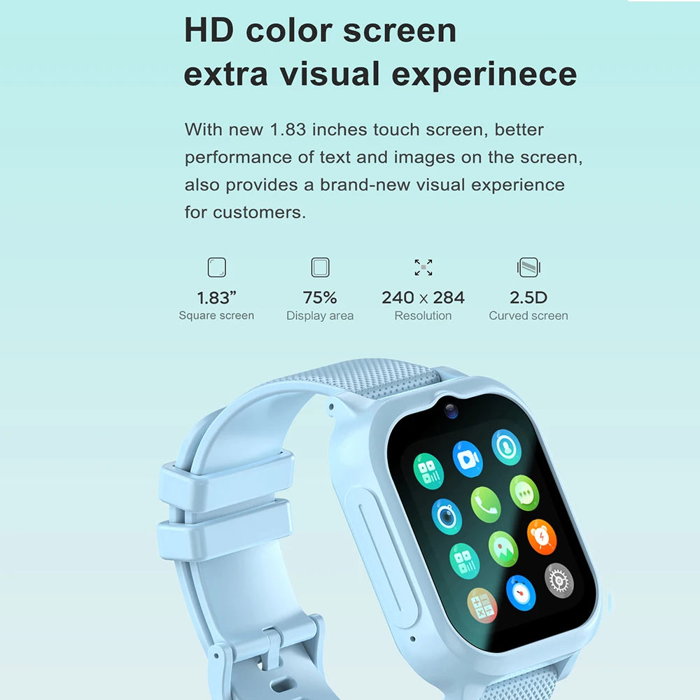4G Kids Smartwatch with GPS Tracker & Video Call