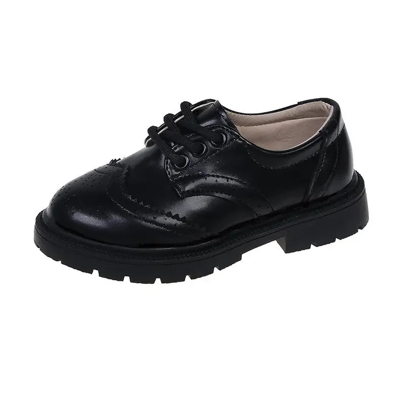 Boys Leather Oxford Formal Shoes