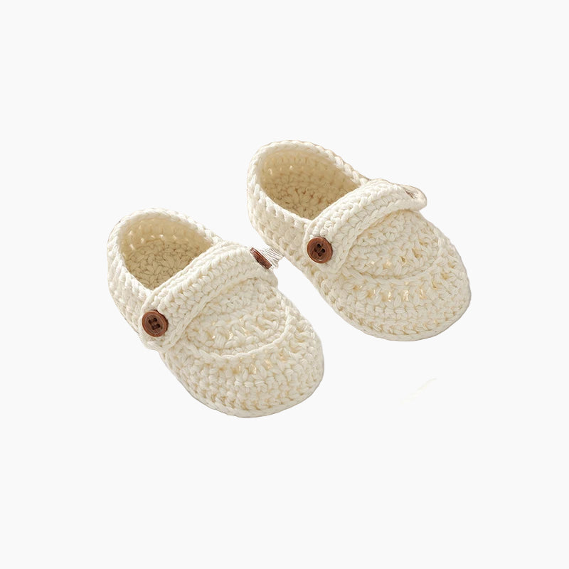 Crochet Knit Baby Shoes