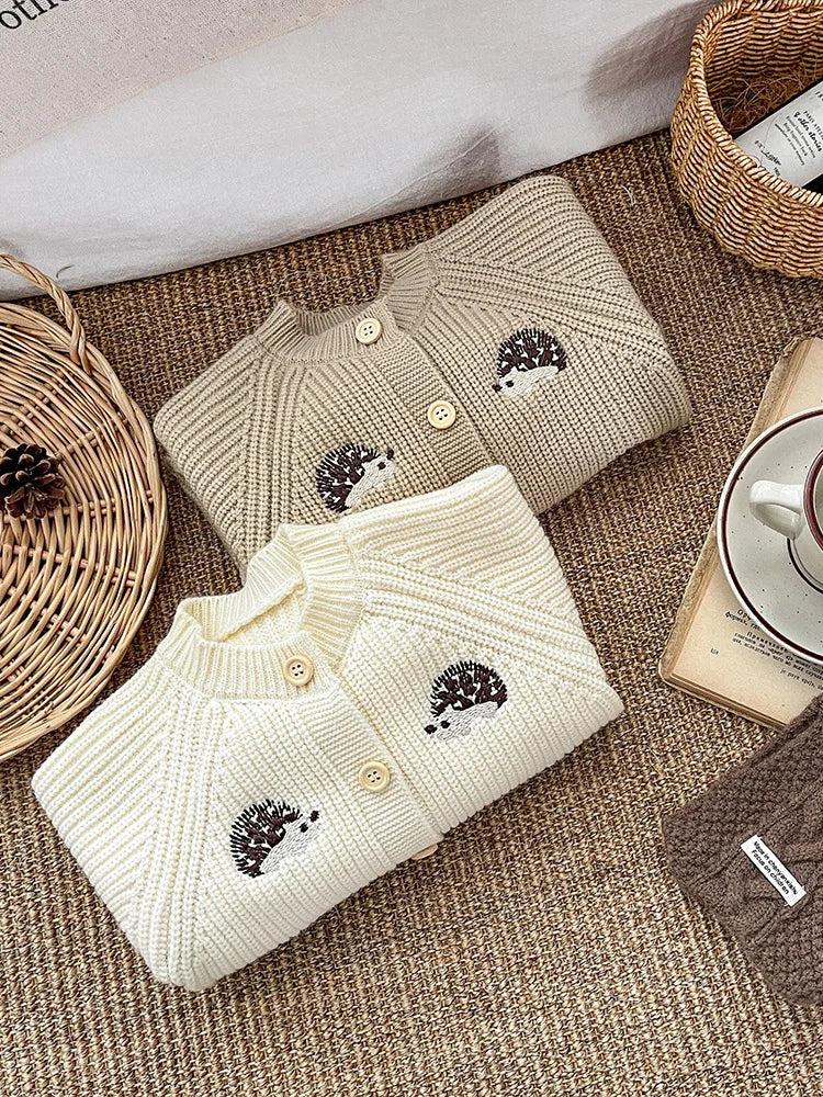 Unisex Knitted Rainbow Romper for Babies and Toddlers