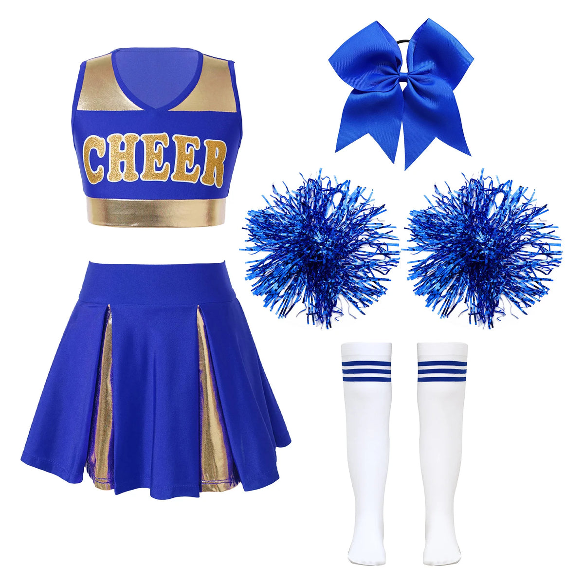 Kids Cheerleader Uniform Outfit